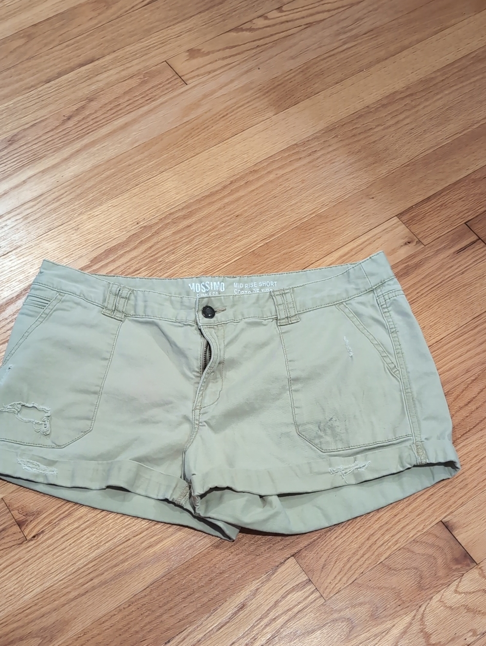 Mossimo Supply Co. Khaki Women's Shorts